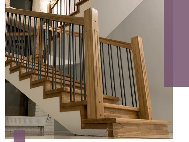 Реставрация деревянных и металлических лестниц в Озёрске