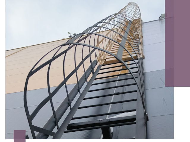 Изготовление и монтаж пожарных лестниц в Озёрске профессионально