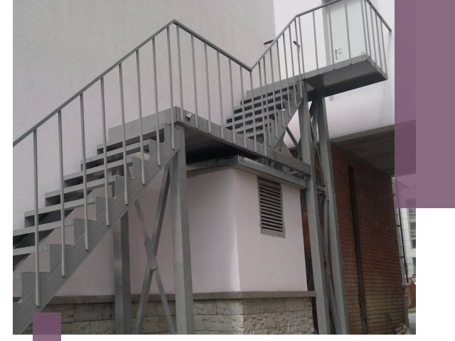 Монтаж пожарных лестниц под ключ в Озёрске с гарантией качества