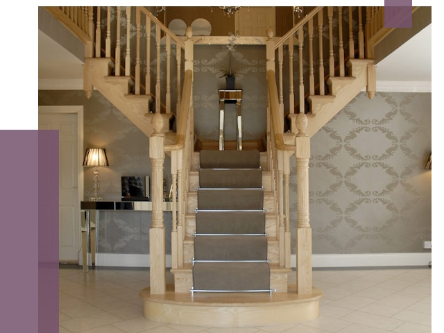 Монтаж деревянных лестниц в Озёрске от 7556 руб. 