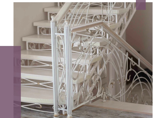 Изготовление кованых лестниц на заказ в Озёрске от 86207 руб. | ПРОЛЁТ-Озр