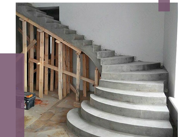 Изготовление бетонных лестниц под ключ в Озёрске от 19777 руб. | ПРОЛЁТ-Озр