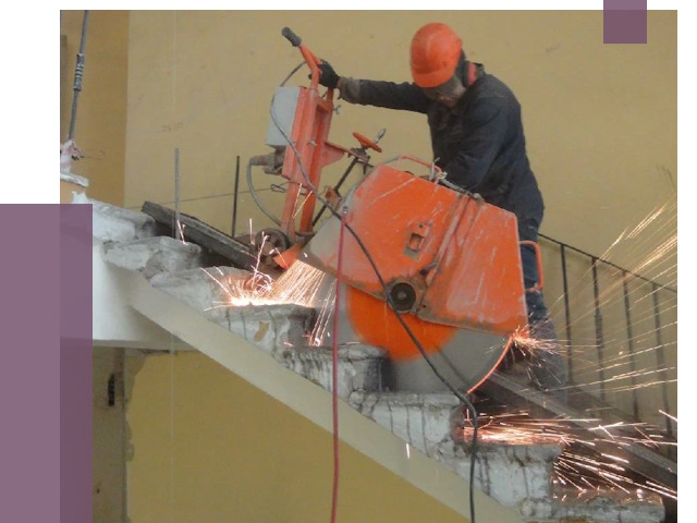 Демонтаж бетонных лестниц в Озёрске от 4564 руб. за м2 | ПРОЛЁТ-Озр