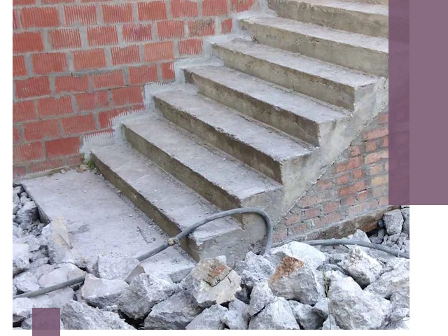 Демонтаж бетонных лестниц в Озёрске: быстро и безопасно