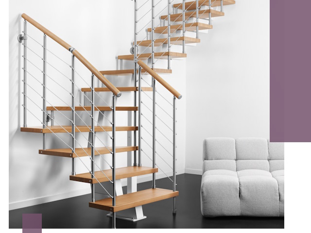 Модульные лестницы под ключ в Озёрске — монтаж и изготовление