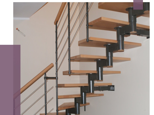 Изготовление модульных лестниц в Озёрске от 11410 руб. 