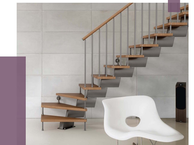 Монтаж модульных лестниц в Озёрске от 6288 руб. 