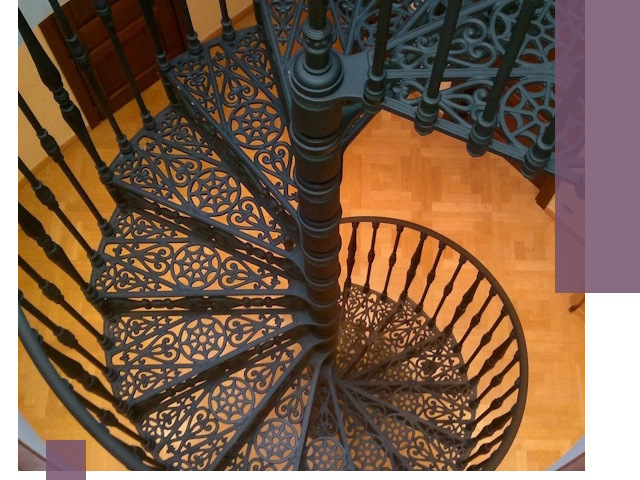 Винтовые лестницы под ключ в Озёрске: производство и монтаж