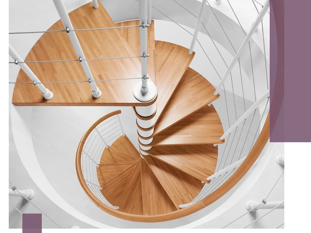 Изготовление винтовых лестниц под ключ в Озёрске