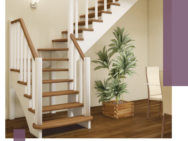 Г-образные лестницы под ключ в Озёрске — изготовление и монтаж