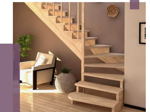 Изготовление Г-образных лестниц в Озёрске от 18763 руб. 