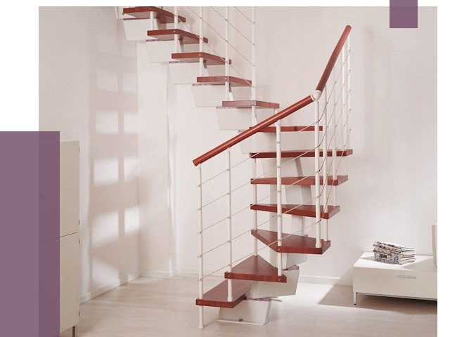 Изготовление лестниц на больцах в Озёрске от 9635 руб. | ПРОЛЁТ-Озр