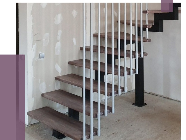 Монтаж лестниц на больцах в Озёрске от 8316 руб. — надежно| ПРОЛЁТ-Озр