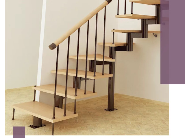 Монтаж лестниц на больцах в Озёрске — быстро и надежно