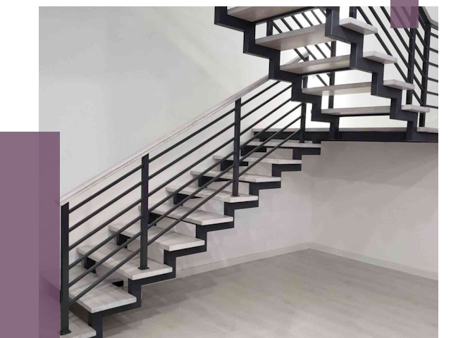Лестницы на металлокаркасе под ключ в Озёрске от 12678 руб. | ПРОЛЁТ-Озр