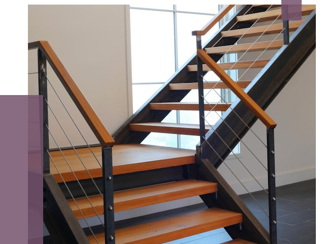 Изготовление лестниц на металлокаркасе в Озёрске от 18763 руб. | ПРОЛЁТ-Озр