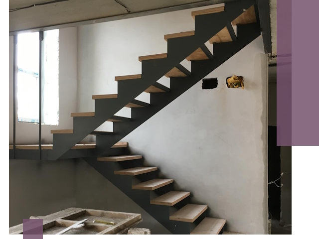 Изготовление лестниц на металлокаркасе в Озёрске от производителя