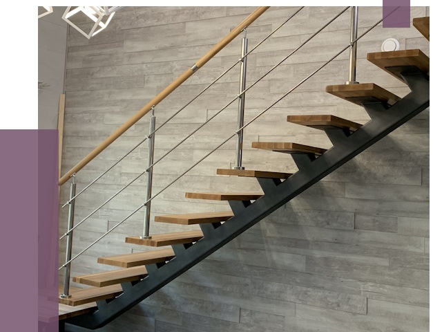 Изготовление лестниц на монокосоуре в Озёрске от 75558 руб. 