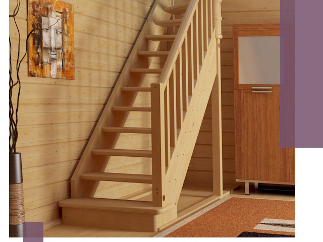 Лестницы эконом класса под ключ в Озёрске — недорого и быстро