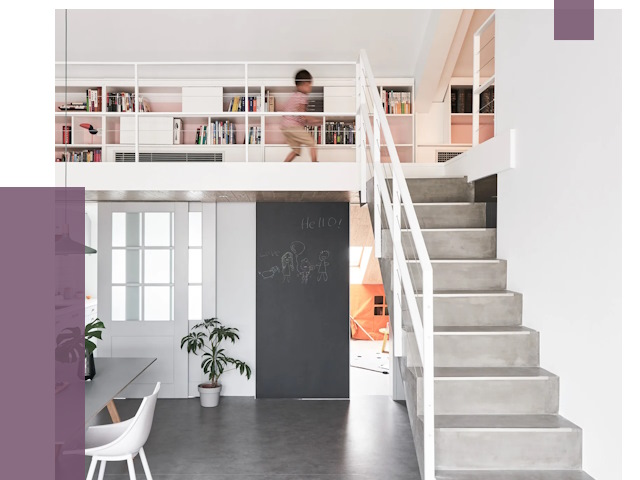 Лестницы для двухуровневой квартиры в Озёрске от 174950 руб. | ПРОЛЁТ-Озр