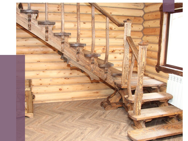 Лестницы в баню в Озёрске от 18966 руб. — изготовление | ПРОЛЁТ-Озр