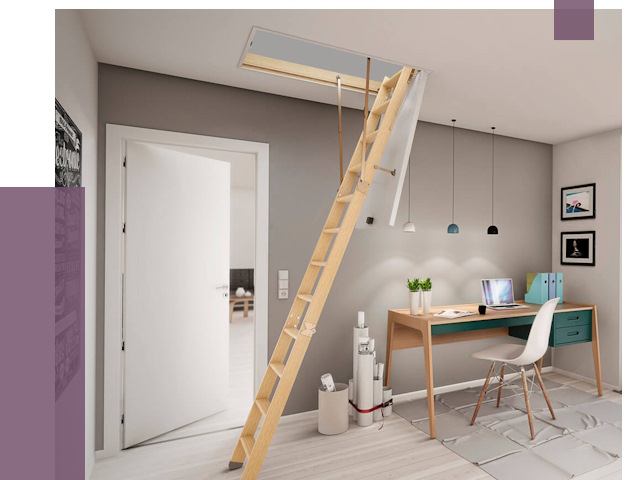 Чердачные лестницы в Озёрске — от 14452 руб. | ПРОЛЁТ-Озр