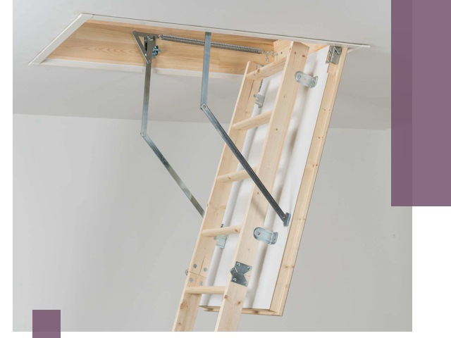 Установка чердачной лестницы под ключ в Озёрске