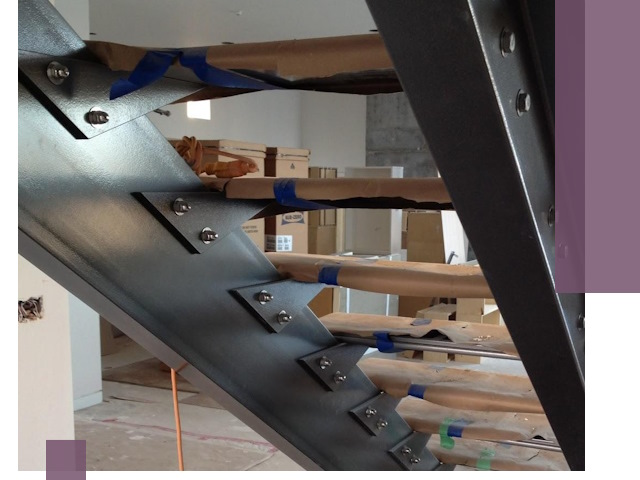 Усиление лестничных конструкций и усиление опор в Озёрске