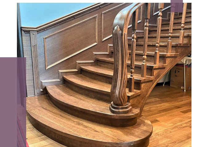 Дубовые лестницы под ключ в Озёрске от 174950 руб. — ПРОЛЁТ-Озр