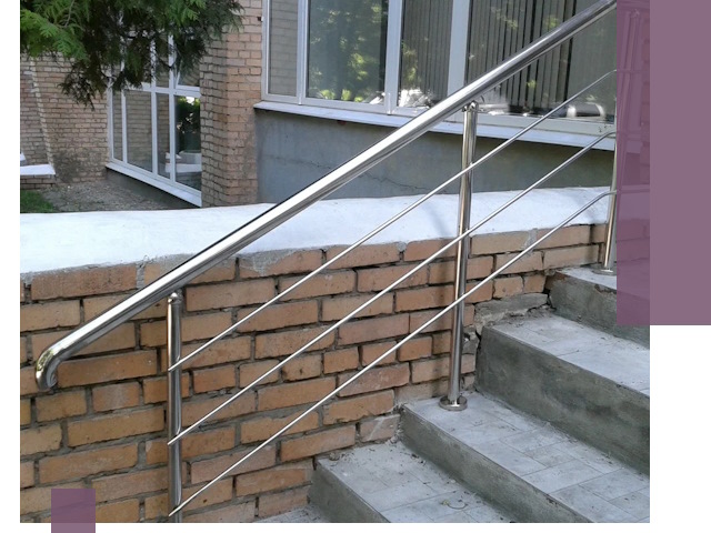 Перила из нержавеющей стали высокого качества в Озёрске