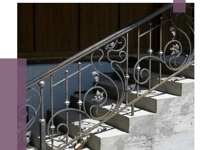 Кованые перила в Озёрске от 8621 руб. под ключ — качество от ПРОЛЁТ-Озр