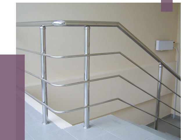 Алюминиевые перила в Озёрске от 6288 руб. под ключ | ПРОЛЁТ-Озр