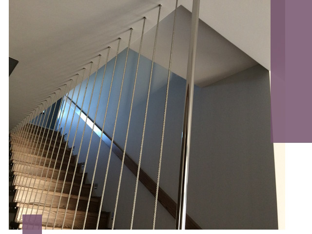 Тросовые перила под ключ в Озёрске — производство и монтаж