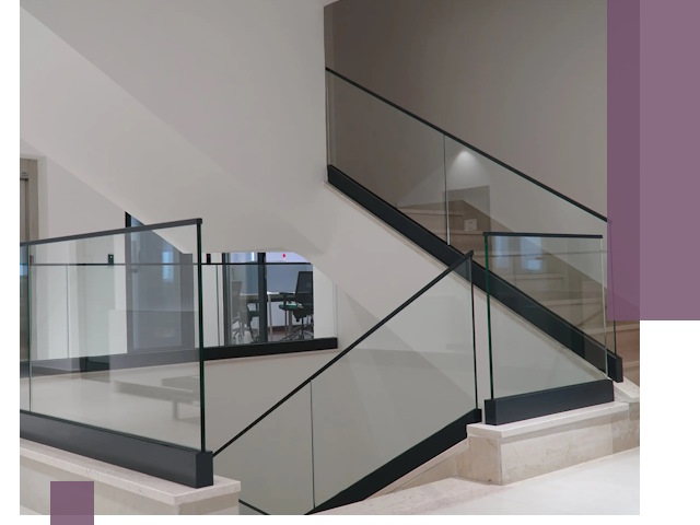 Стеклянные перила премиум-класса с установкой в Озёрске