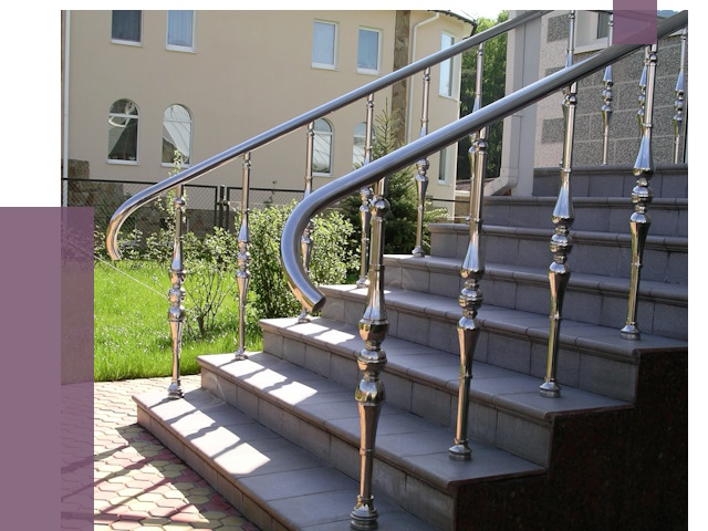 Перила для крыльца в Озёрске от 10649 руб. — монтаж ПРОЛЁТ-Озр