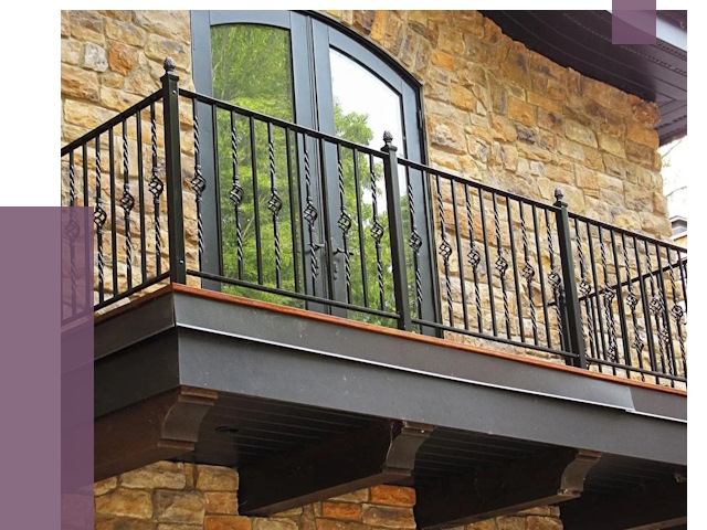 Балконные ограждения в Озёрске от 7961 руб. — купить | ПРОЛЁТ-Озр