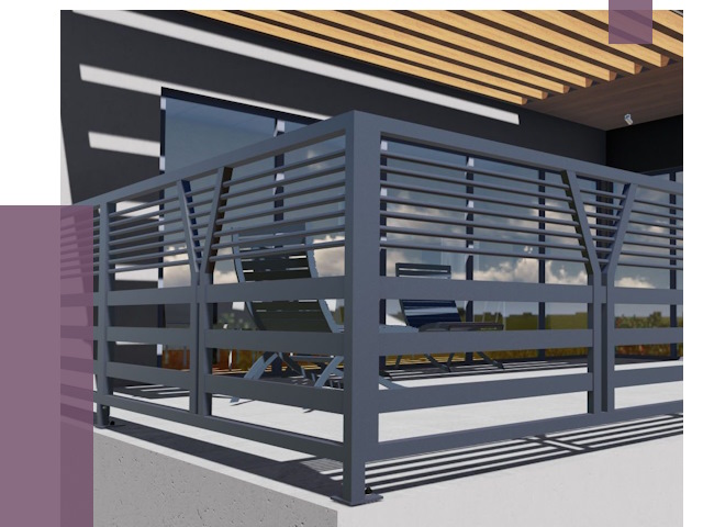 Изготовление балконных ограждений в Озёрске от 10649 руб. | ПРОЛЁТ-Озр