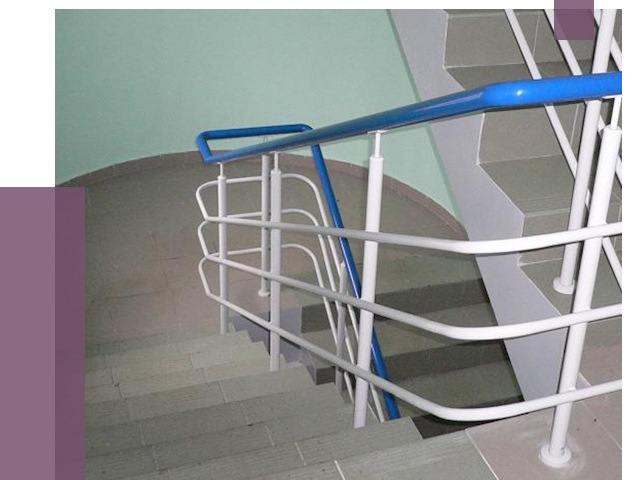 Перила в подъезде в Озёрске — установка и замена от 7353 руб. | ПРОЛЁТ-Озр