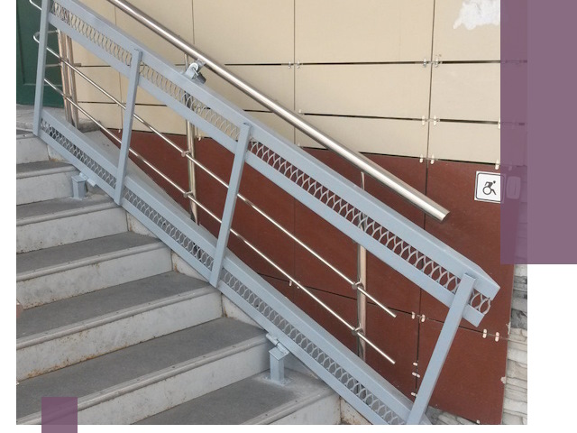 Изготовление откидных пандусов под ключ в Озёрске