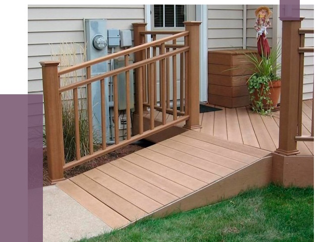 Пандус на крыльцо в Озёрске под ключ от 7708 руб. 