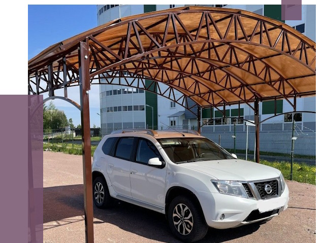 Недорогие навесы в Озёрске от 42596 руб. | ПРОЛЁТ-Озр