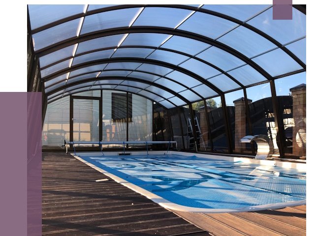 Навесы для бассейна в Озёрске от 16633 руб. под ключ | ПРОЛЁТ-Озр