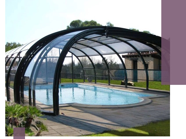 Навесы для бассейна в Озёрске: изготовление и монтаж под ключ