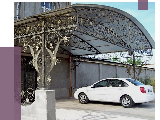 Кованые навесы в Озёрске от 14452 руб. | ПРОЛЁТ-Озр