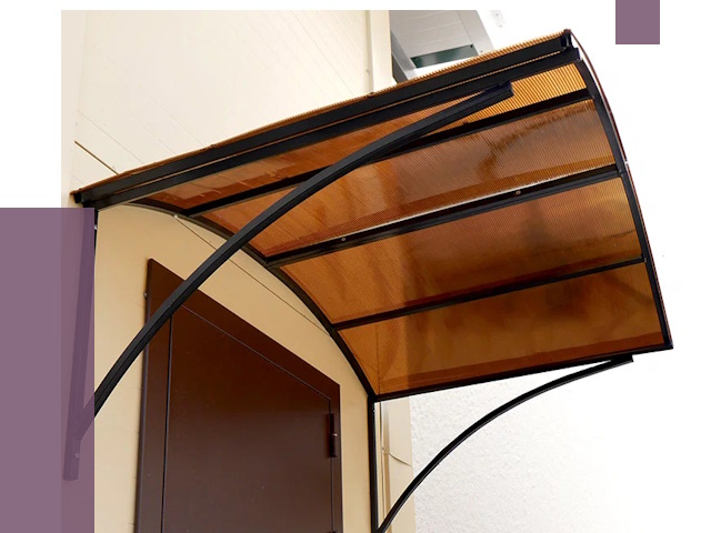 Недорогие козырьки в Озёрске от 7525 руб.  | ПРОЛЁТ-Озр