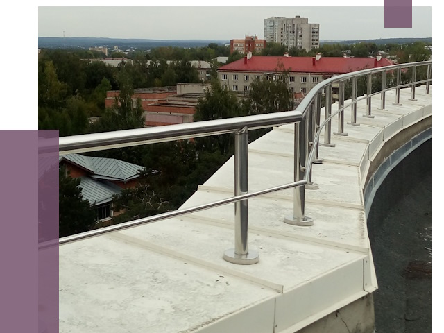 Парапеты и ограждения кровли в Озёрске от 4919 руб. 