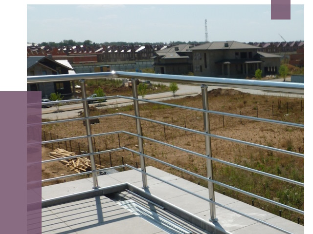 Парапеты из нержавеющей стали в Озёрске от 7911 руб. за м² | ПРОЛЁТ-Озр