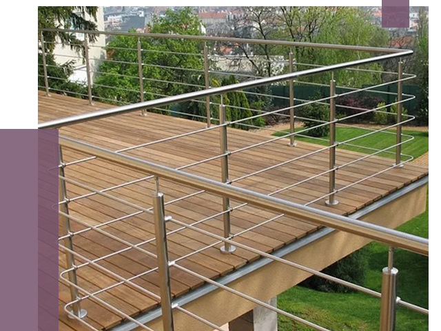 Алюминиевые парапеты в Озёрске под ключ от 7708 руб. 