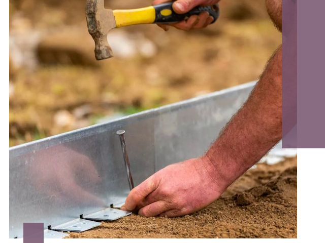 Монтаж металлических бордюров в Озёрске быстро и качественно