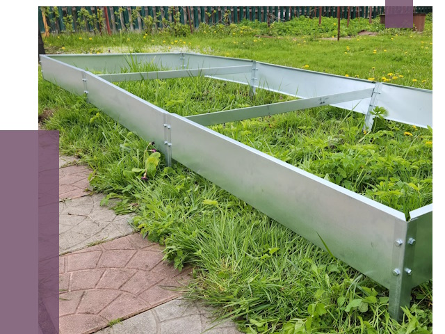 Металлические бордюры для грядок в Озёрске от 1775 руб. 